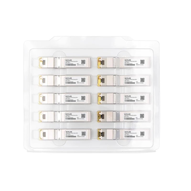 وحدة الإرسال والاستقبال من الألياف ، 10 جيجابايت sfp إلى rj45 ، النحاس ، 30 متر ، متوافق مع سيسكو ، hw ، h3c ، ZTE ، hikvisio ، 1