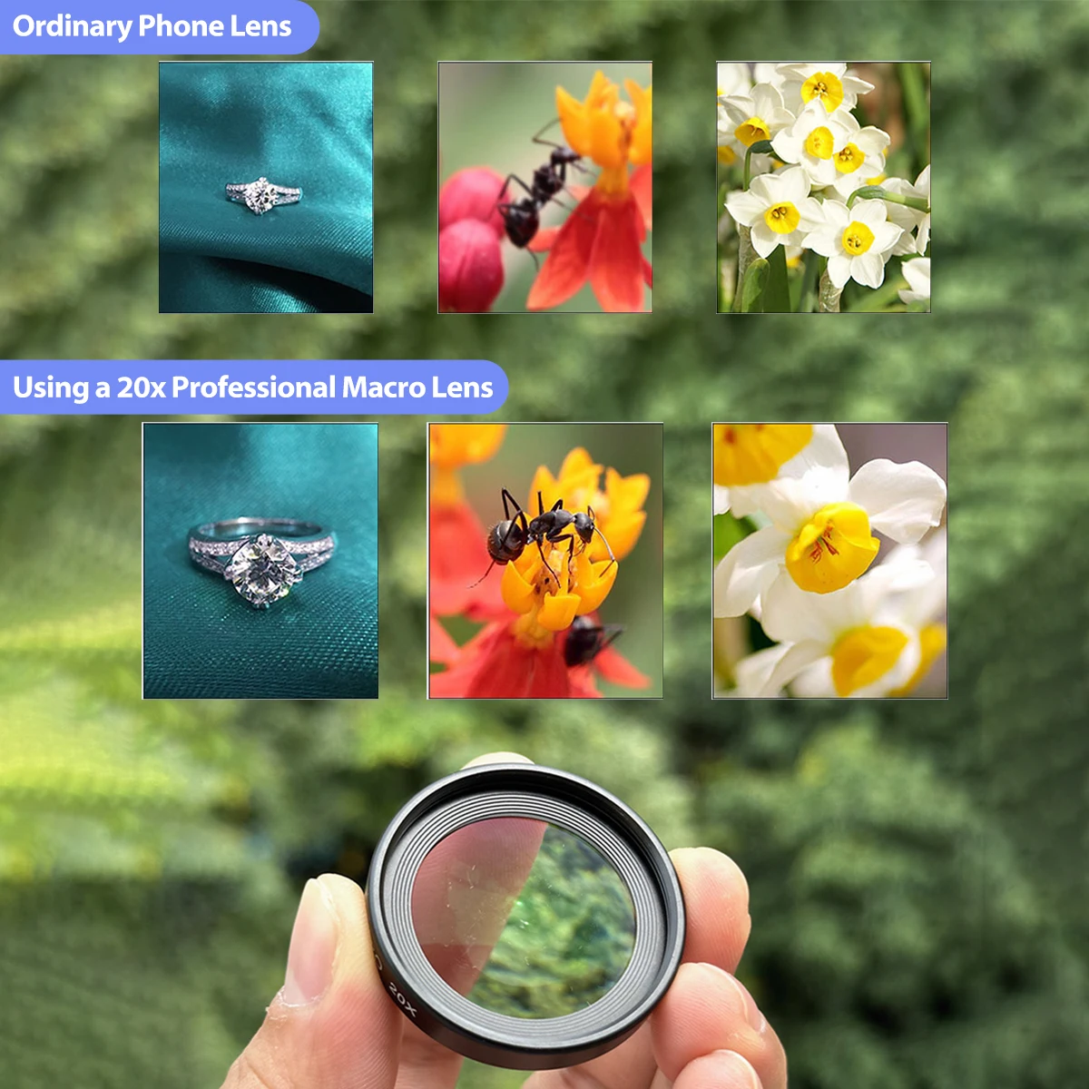 Рисунок 5 - Объектив камеры телефона 20X Макрообъектив