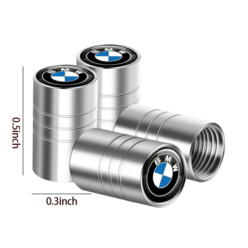 4 قطعة/مجموعة سيارة عجلة الاطارات صمام قبعات الهواء الجذعية الإطارات التوصيل اكسسوارات لسيارات BMW E36 E39 E46 E60 E90 F10 F30 G20 G21 G30 G11 F15 X5