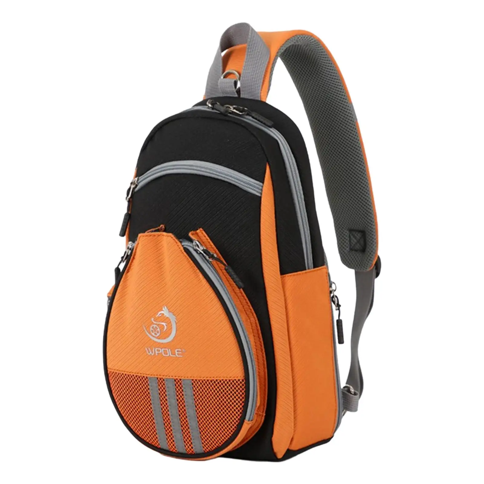 Racket Pouch Table Tennis Racket Bag Water Resistant Lightweight Leisure Chest Bag Table Tennis Paddle Cover for Beginner
