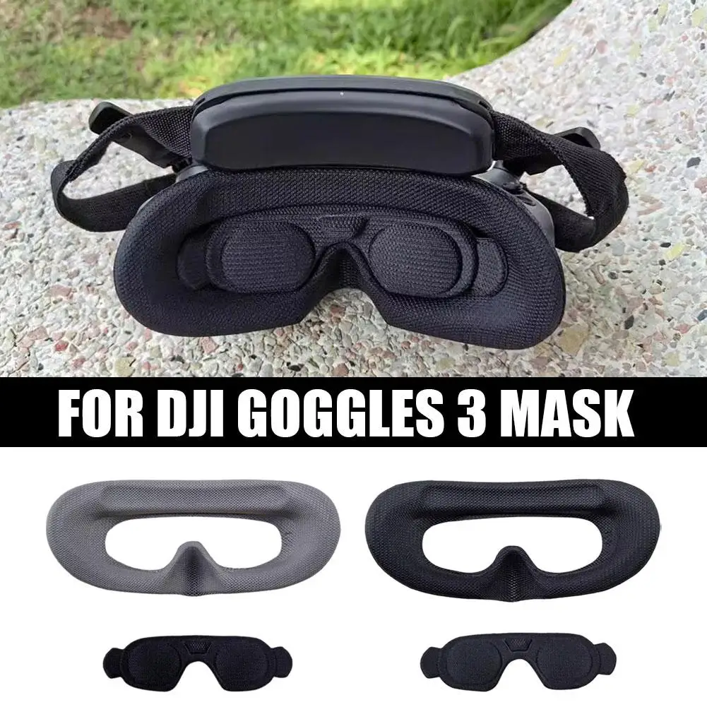 1Set for dji GOGGLES 3 Flight Glasses Mask Soft Skin Friendly Lightweight Leak Proof Stable for dji Goggles 3  Eye Mask ﻿