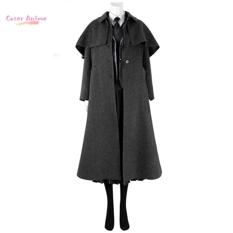 Película miércoles Temporada 2 Addams disfraz Cosplay uniforme universitario vestido de fiesta de Halloween traje conjunto completo