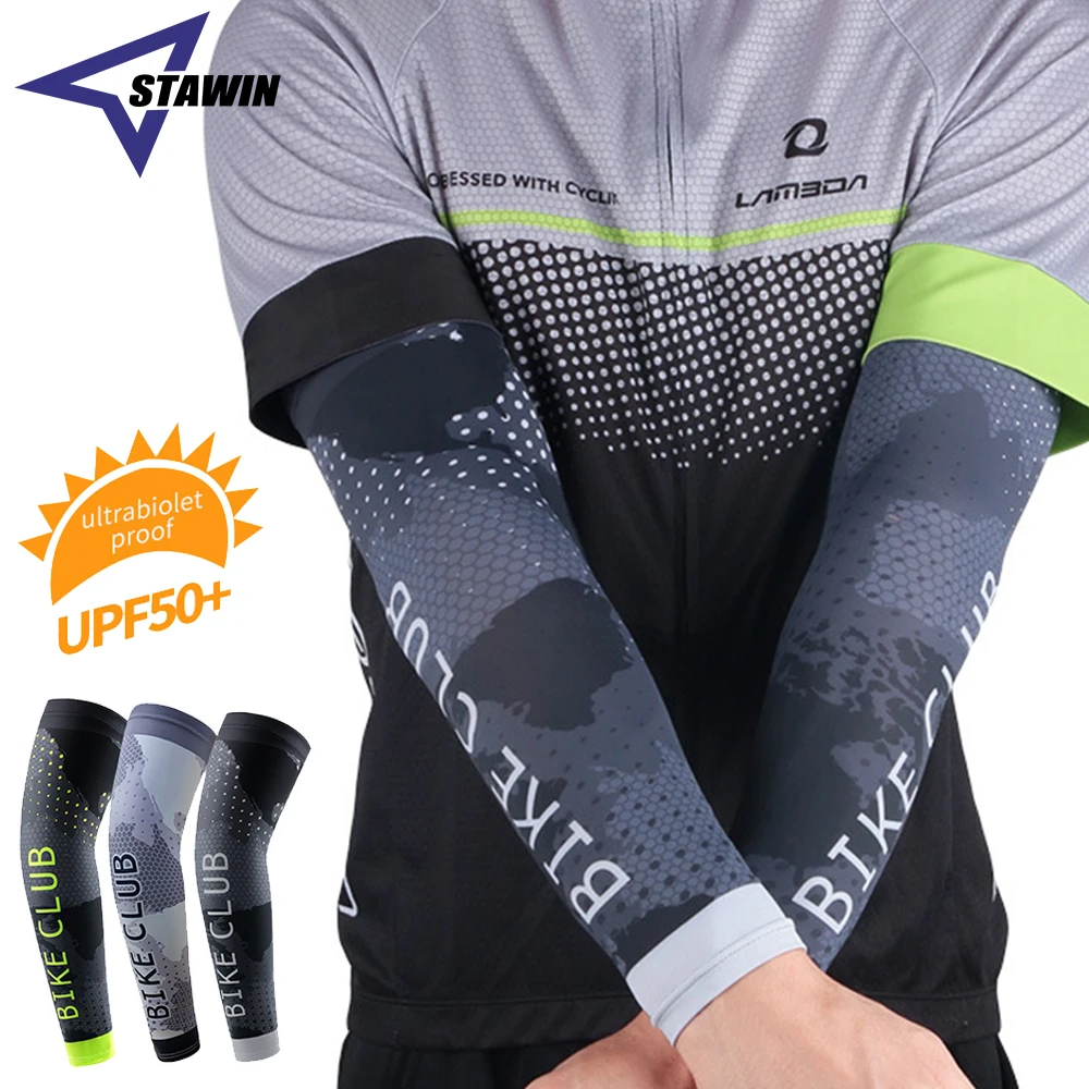 2Pcs Outdoor Sports Arm Sleeves Ice Silk Sun Protection Arm Elbow Cover Cycling Running Fishing Driving Cool Anti-UV Arm Sleeves