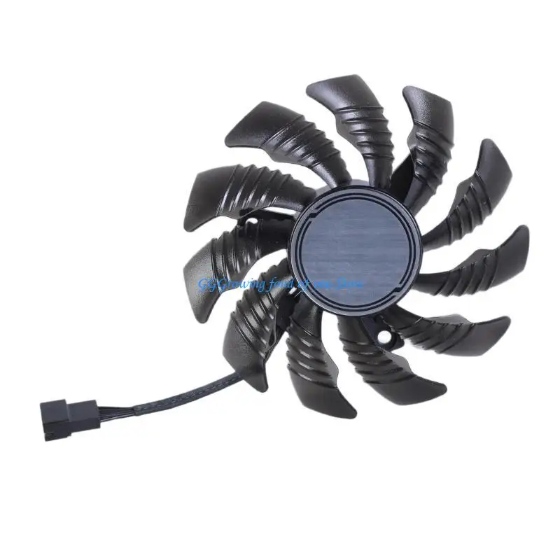 

H9EB Quiet 4Pin Graphics Card Fan for RTX3050 3060 3060TI Graphics Card Radiator 3Pcs