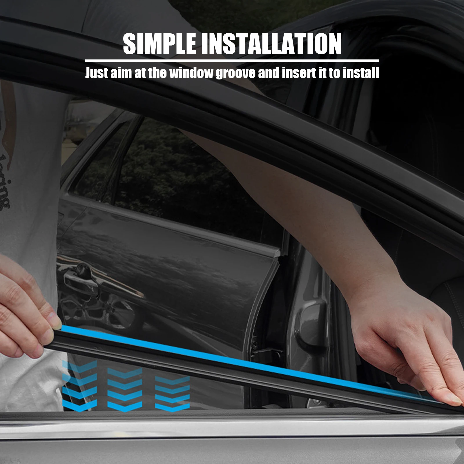 Auto Universal Car Windows Wiper Strip Automotive Universal Wiper Blade Rubber Strip for Optimal Performance Rain or Shine