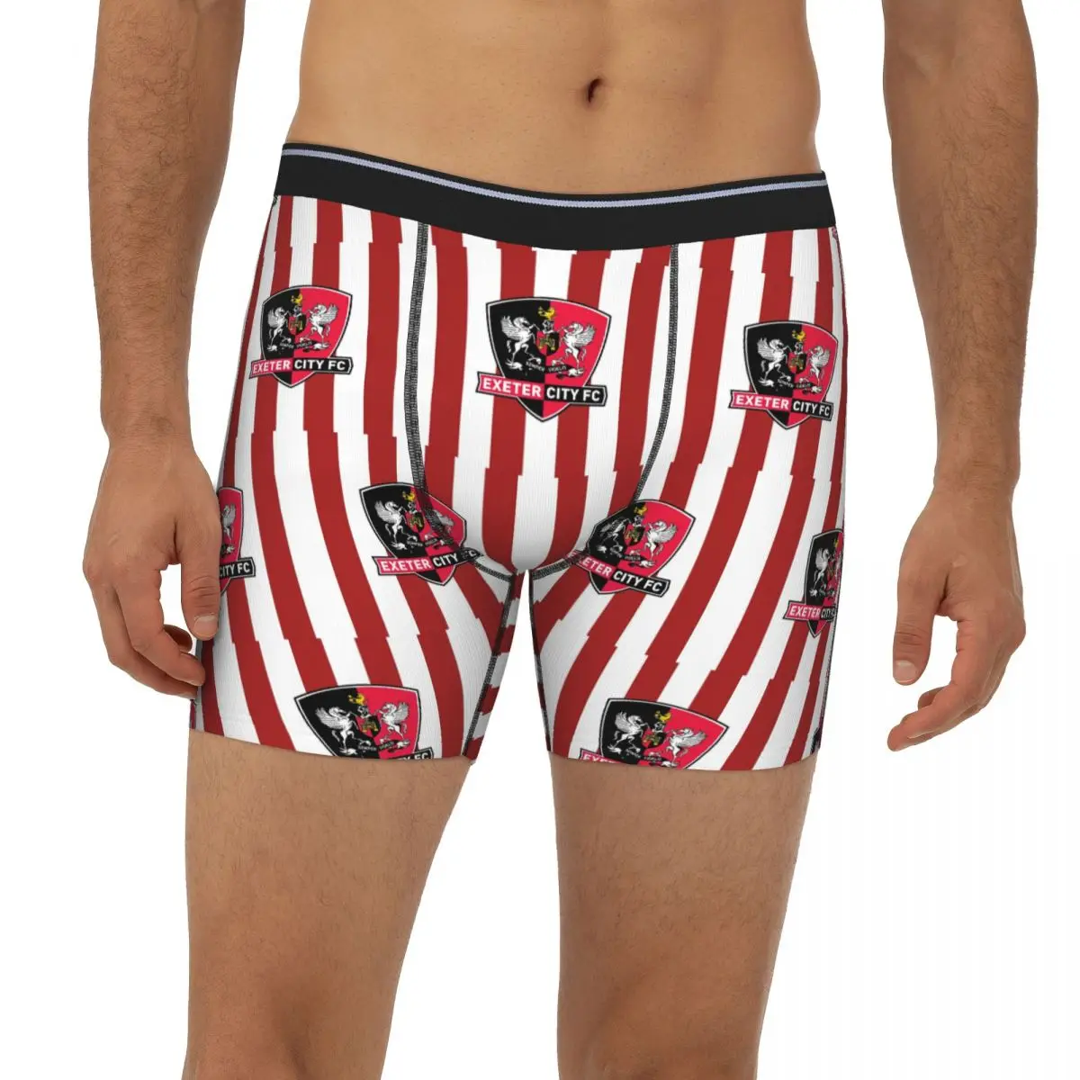 

Длинные трусы-боксеры Exeter City FC, короткие мужские трусы, удобное нижнее белье для мужчин, подарок бойфренду