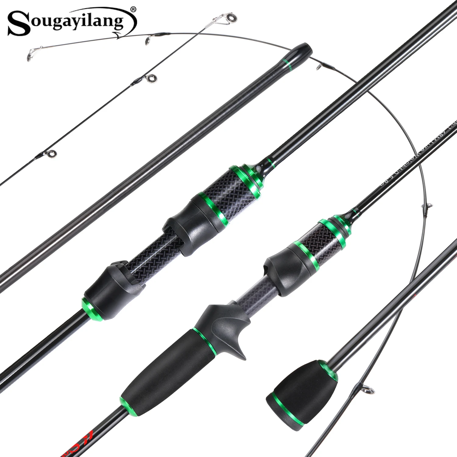 

Sougayilang Professional Fishing Rod with Ultra Light and High Carbon Material EVA Comfortable Grip Enjoying the Fun of Fishing