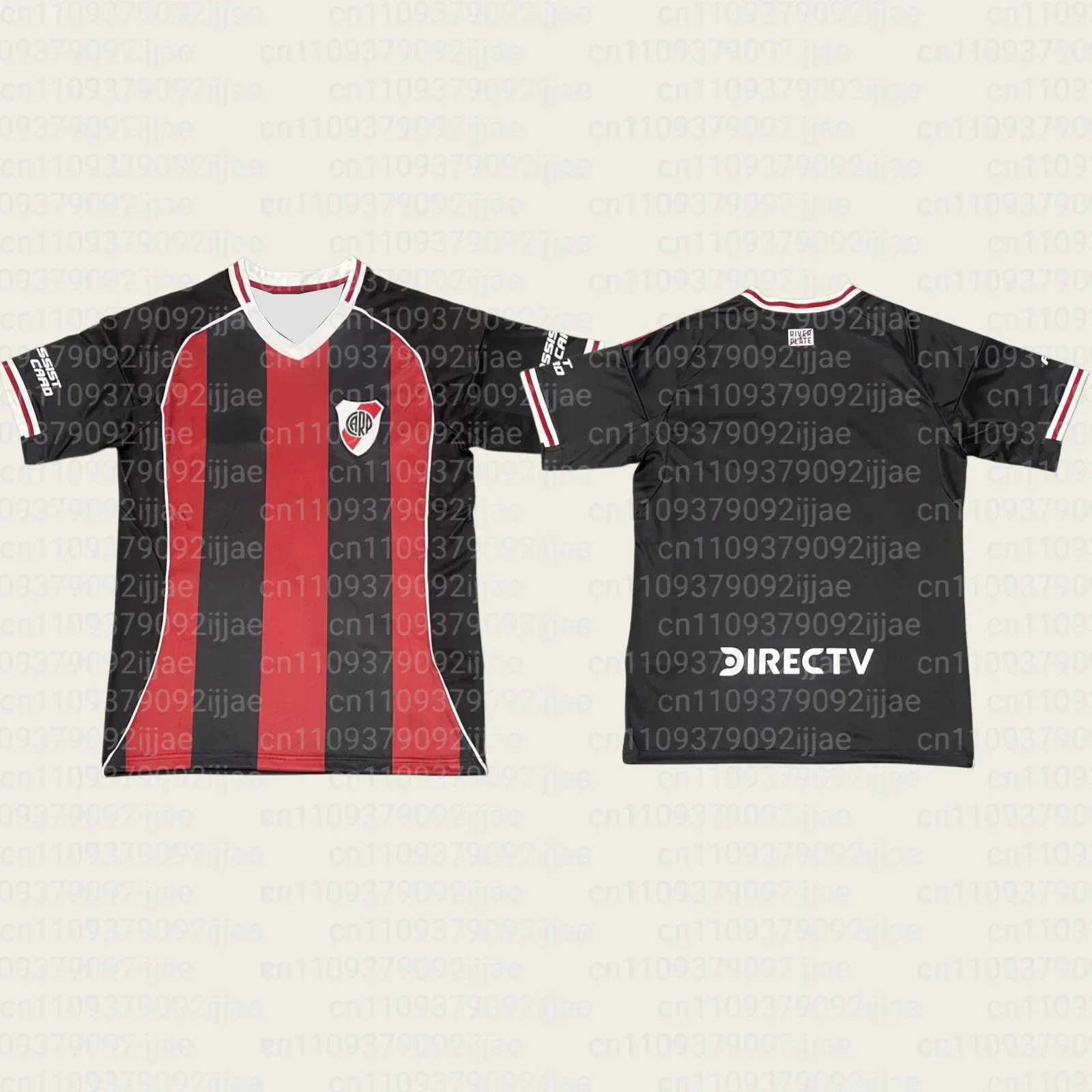 2026 Neues Eltern-Kind 3D-gedrucktes River Plate Team Fußballtrikot, Schnelltrocknendes Atmungsaktives Freizeit-T-Shirt, Outdoor-Sport-T-Shirt – Detail 1