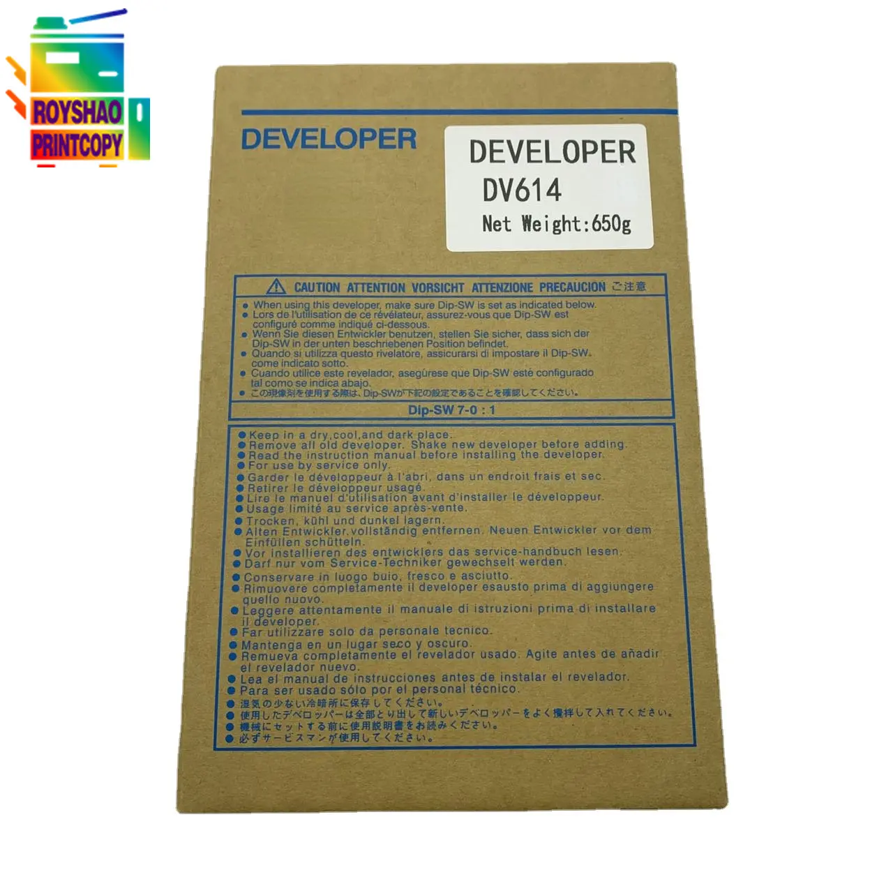 Desarrollo DV614 de calidad Original para KONICA MINOLTA C1060 C1060L C1070 C1070L C2060 C2060L C2070 C2070L DV-614 de polvo de hierro