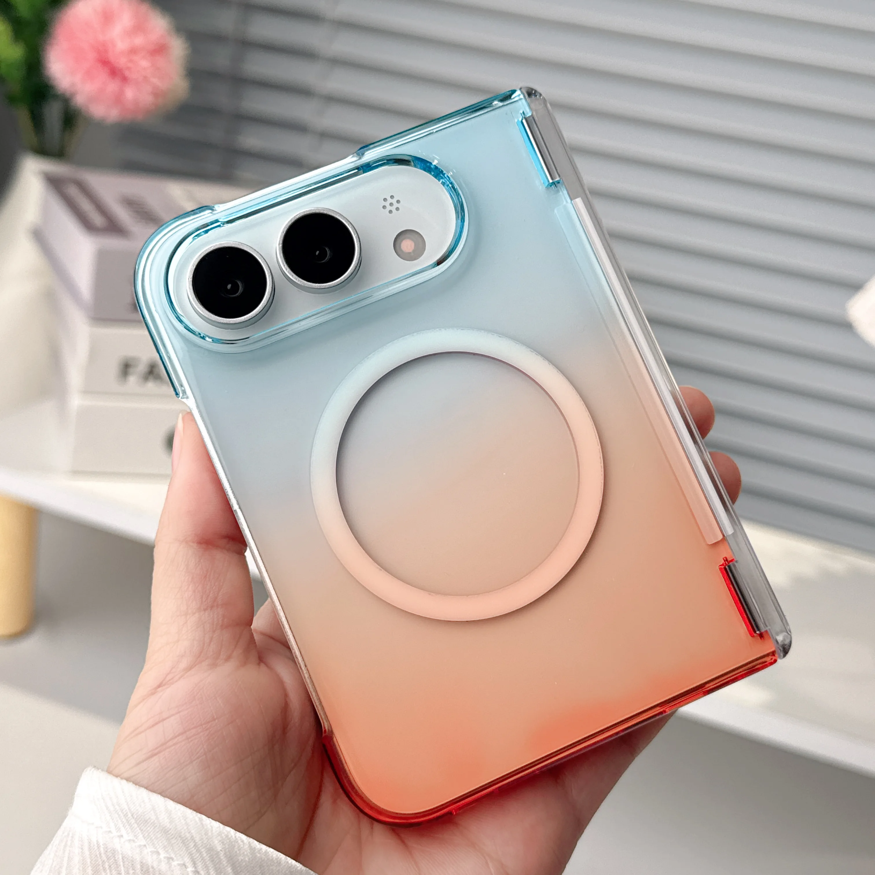 Gradient Color Case - Magnetic Gradient Skin Feel Phone Case‌