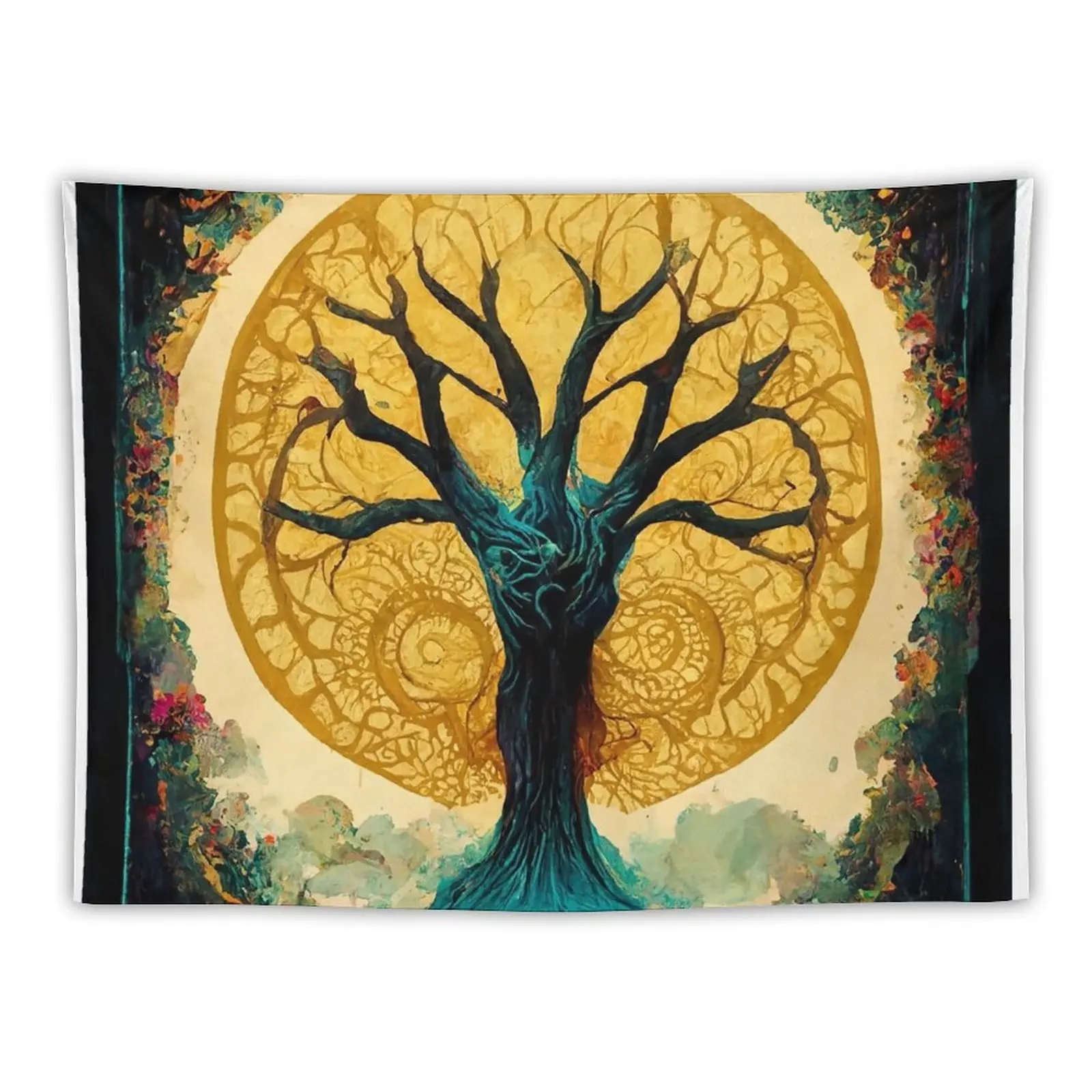 

New Tree of Life Tapestry Tapestries Wall Hanging Bedroom Deco Decorative Wall Mural Aesthetic Room Decor Korean