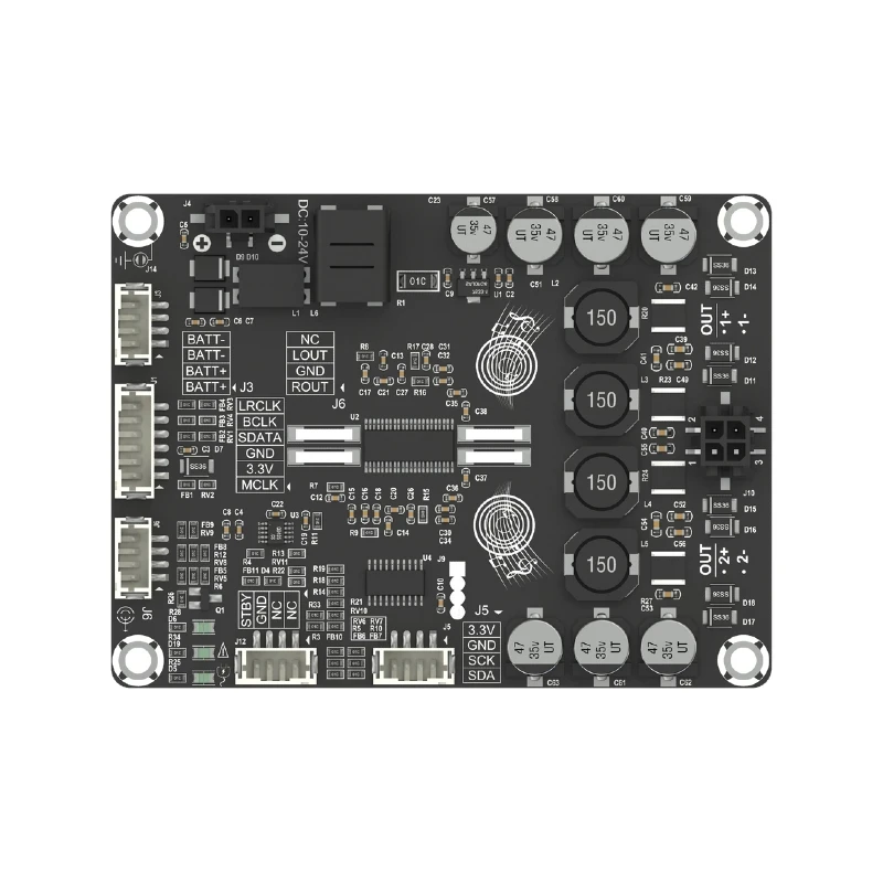 TAS5768 penguat daya Input Digital I2S 3-kawat 2X50W DAC mendukung Raspberry PI