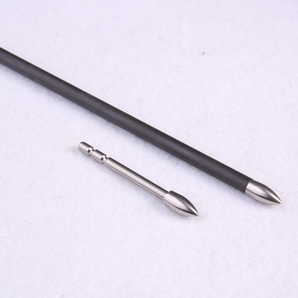 Bicaster Tungsten steel Glue-in Archery Hunting Bullet Arrow Point 120 grains for X10 and other 3.2mm Shaft