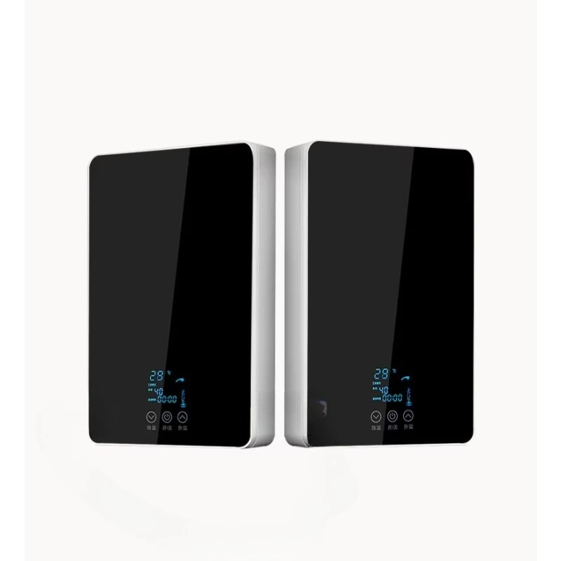 

Small household electric water heater Wall-mounted LED temperature display Frequency conversion Hotel free storage