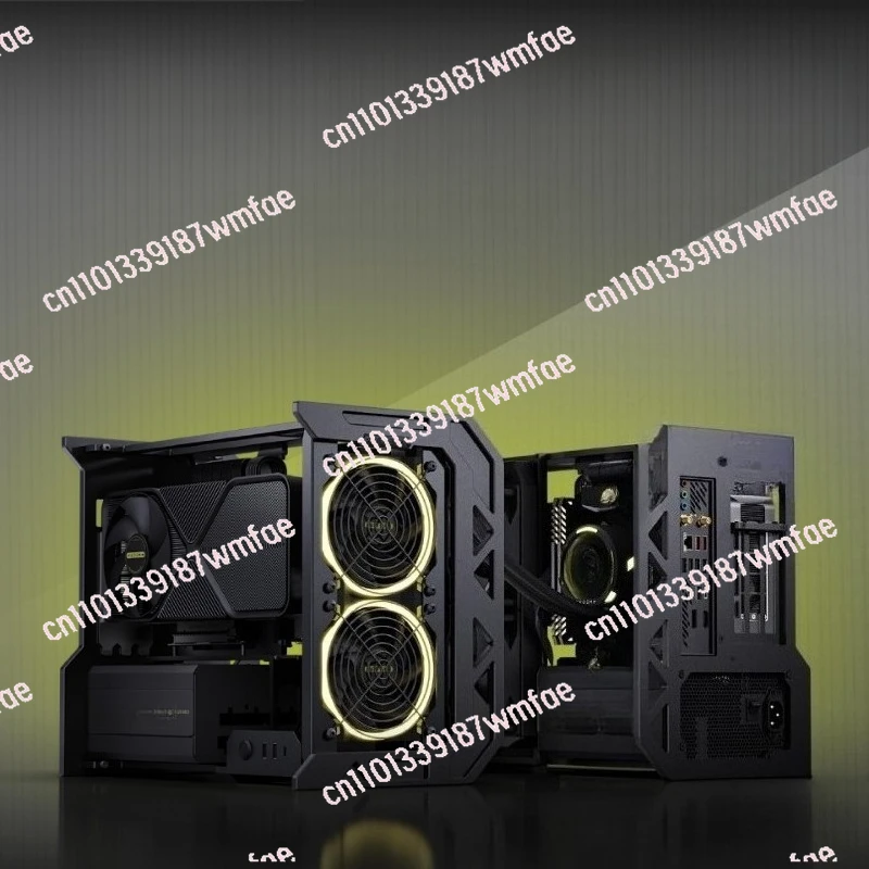 

ITX Water Cooled Gaming chassis 01B Open Chassis All Aluminum Chassis Custom Desktop