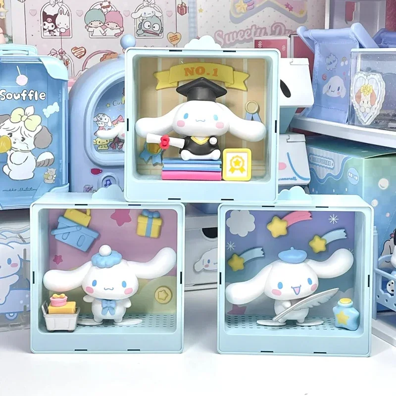 Sanrio Cinnamoroll Wish List Series Blind Box Cute Big Eared Dog Anime Figure Mystery Box Collection Model Surprise Gifts Toy