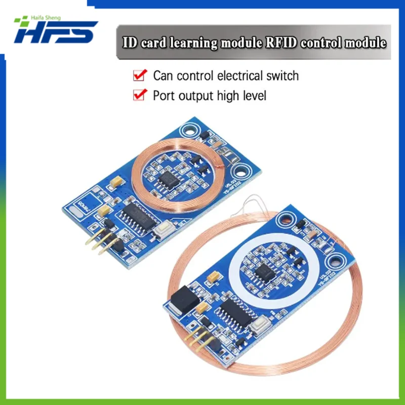 

DC 5V 12V ID Card Decoder RFID Reader Module 125KHz TK4100 RF UART IO Output Board For Access Control DIY Modification