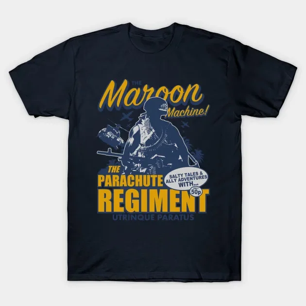 British Airborne Forces Parachute Regiment T-Shirt 100% Cotton O-Neck Summer Short Sleeve Casual Mens T-shirt Size S-3XL
