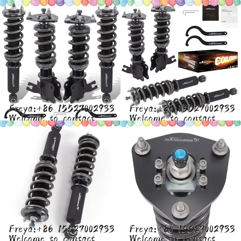 24 Step Damper Coilovers Shocks Suspension for S13 240SX 200SX 180SX 1989-1999 drifting coilover