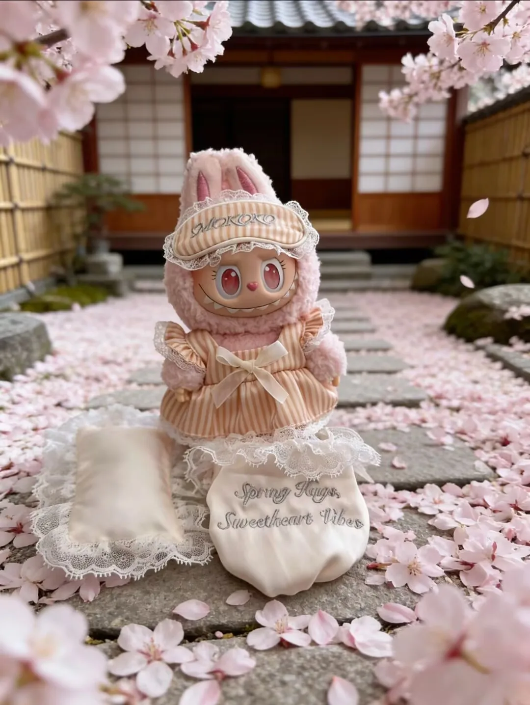 

POP MART the Monsters Mokoko Wake up Series Kawaii Anime Action Figure Blind Box - Surprise Mystery Doll Collectible