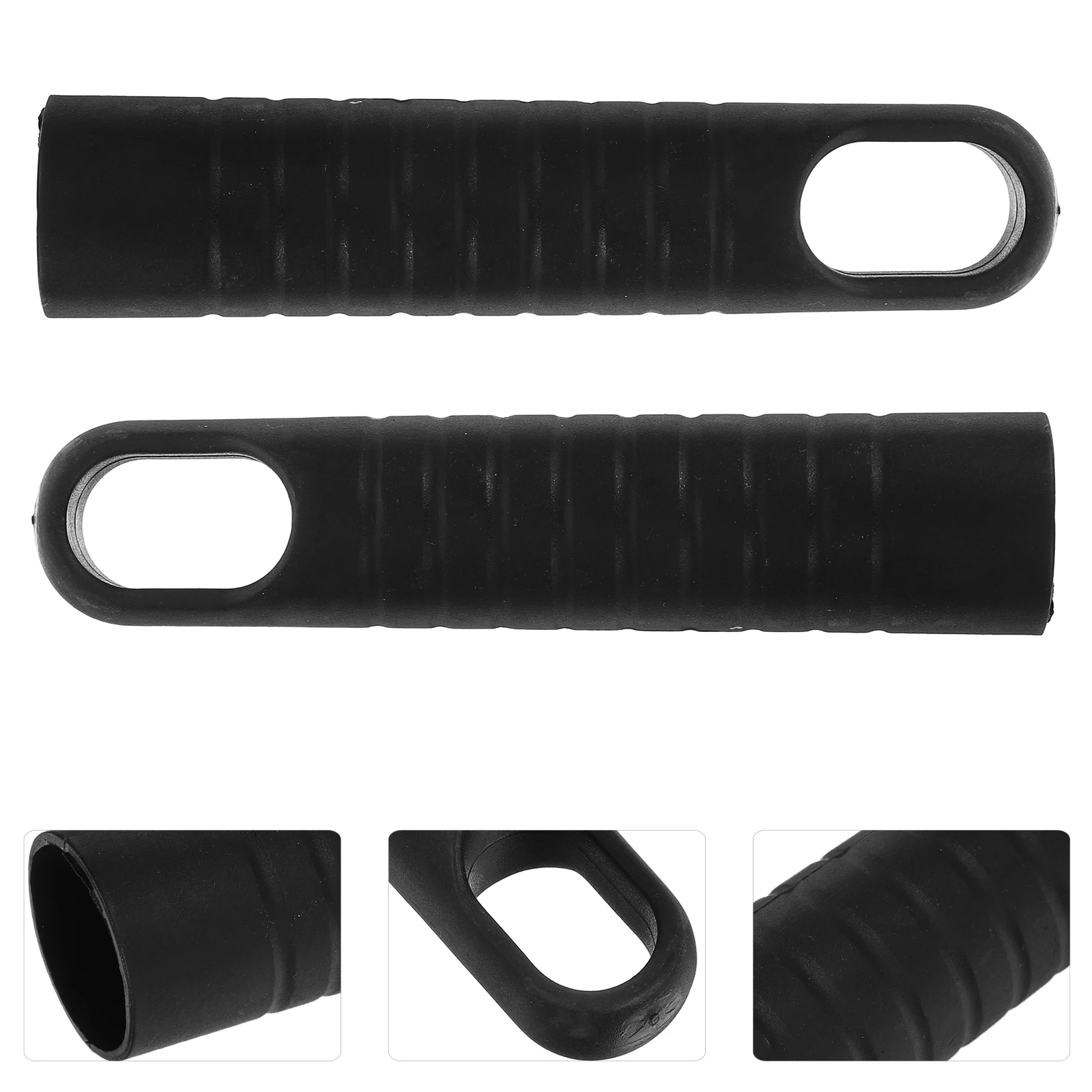 

10pcs Plastic Broom Handle Accessories Replacement Grips Mop Rod End Sleeve Cap Dustpan Black Sweeper Handle Broom