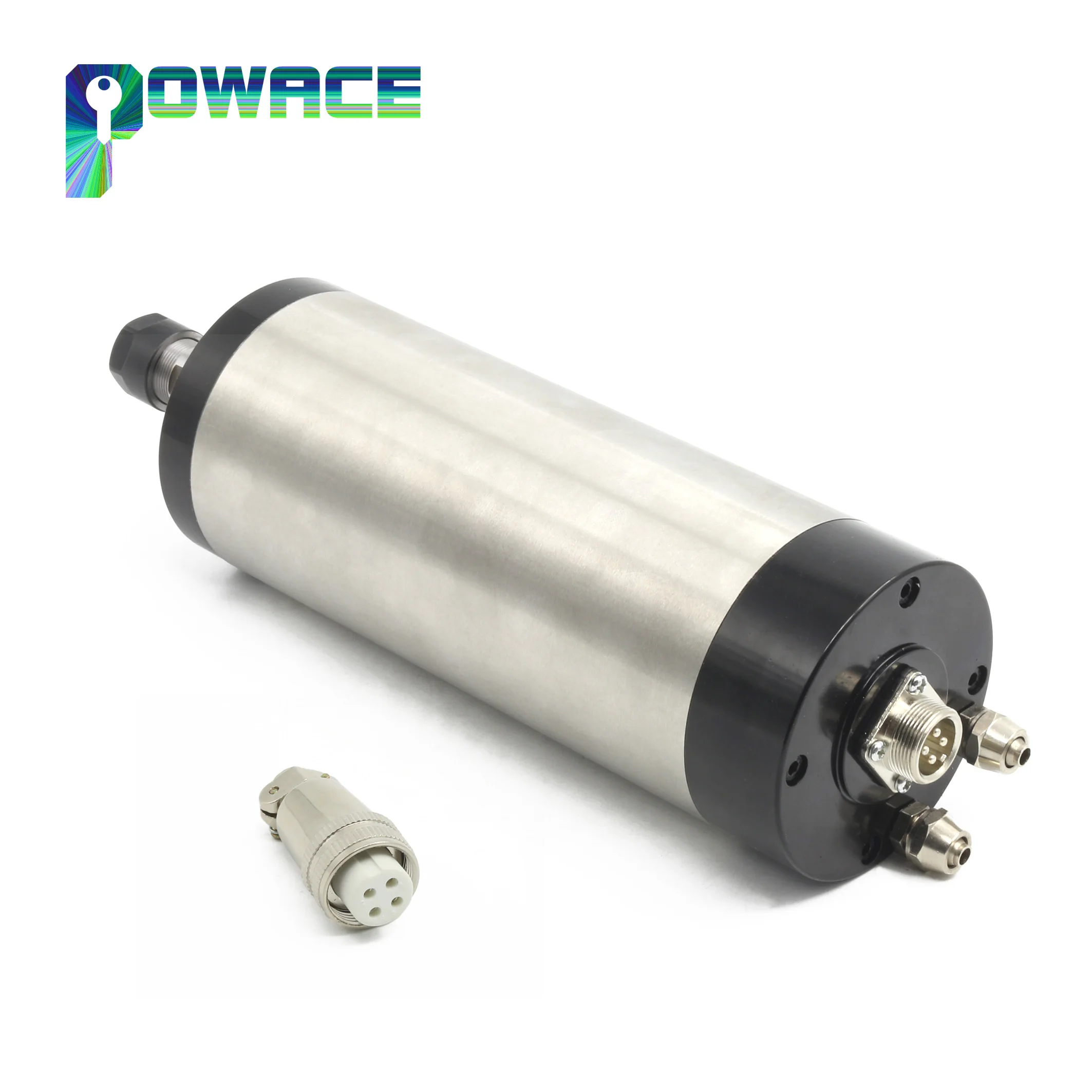 ชุดมอเตอร์แกน2.2KW ระบายความร้อนด้วยน้ำ220V 8.5A 4จังหวะ ER20ความเร็วสูงสำหรับเครื่องมิลลิ่งแกะสลักเราเตอร์ CNC