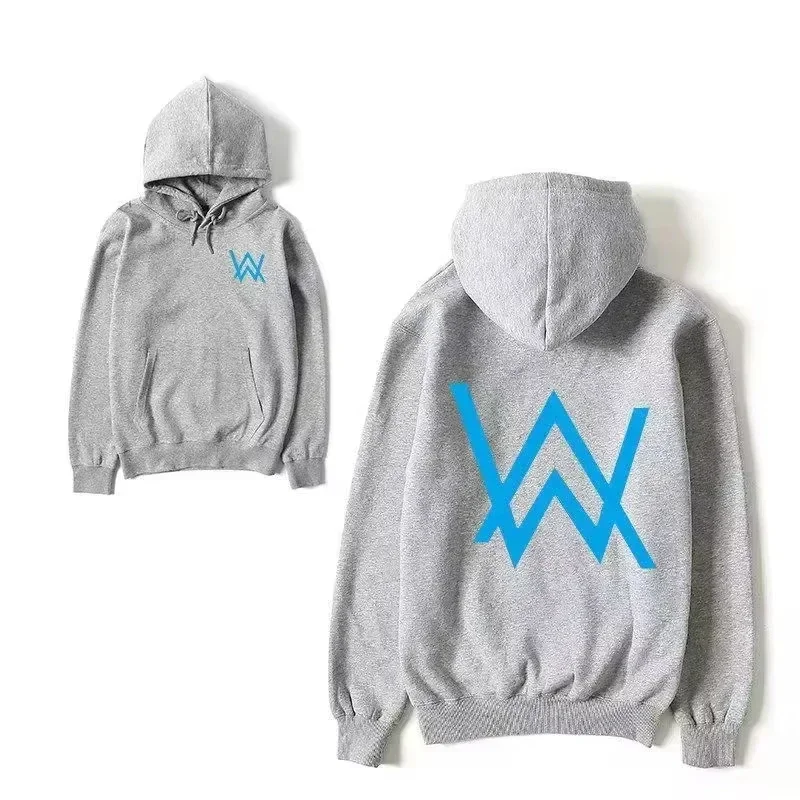 Alan Walker Women Fashion Hoodies Print Pullover Hooded Music Rapper Hip Singer Sweatshirt for Fans Men Tops