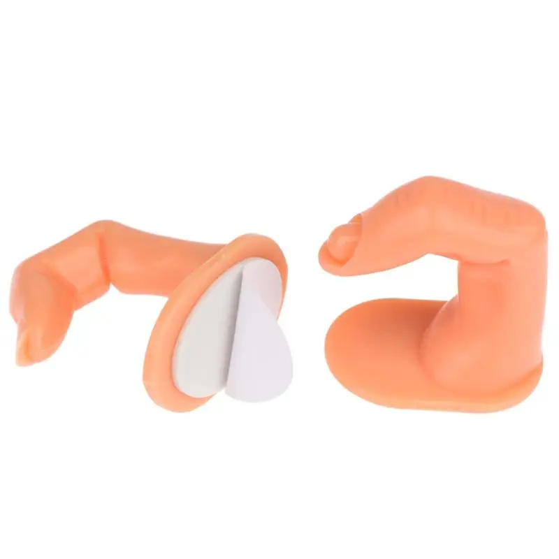 1/5/10Pcs Fake Practice Finger Mannequin With Or Without Nail Reusable Nail Art Training Tool For Nail Salon Beginner Learning
