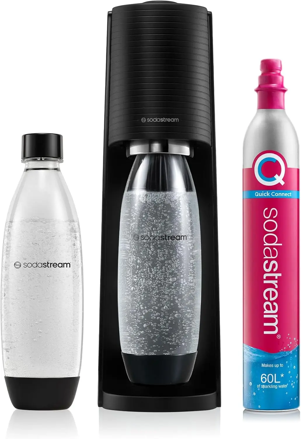 Sparkling Water Maker Machine, Reusable Water Bottle for Carbonating