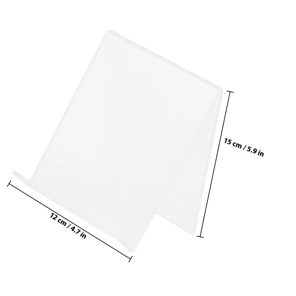 Acrylic Literature Organizer Stand A5 Book Magazine File Holder for Desk Shelf Cosmetics Jewelry Phone