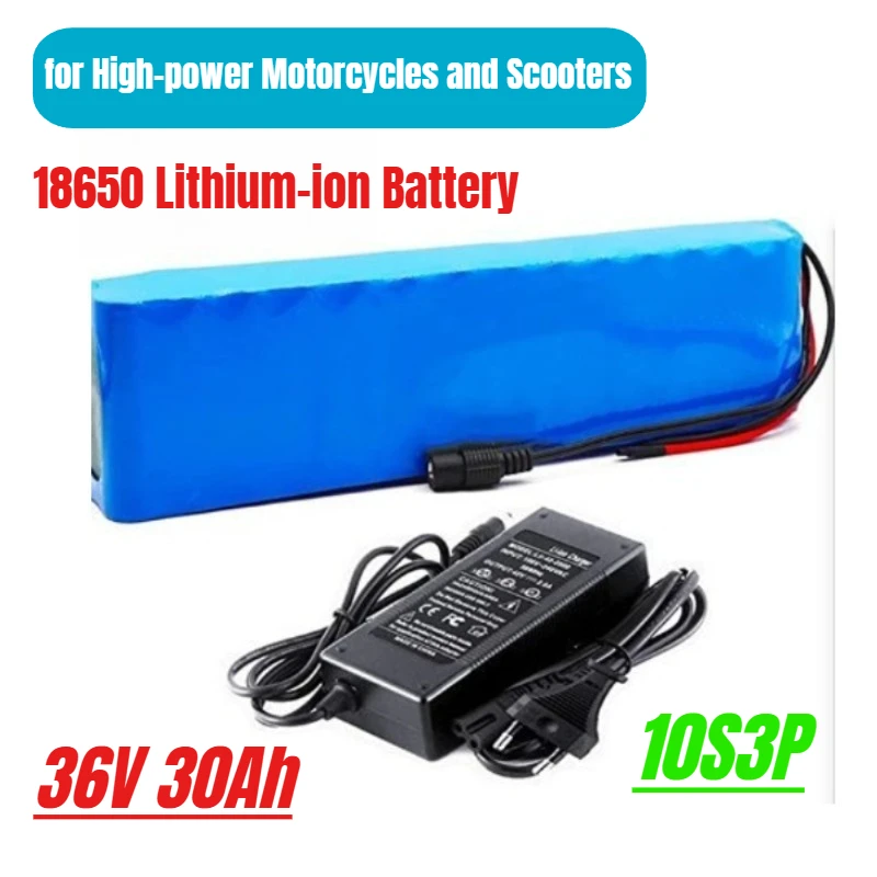 

10S3P 36V 30ah 18650 Lithium-ion Battery 500W for High-power Motorcycles and Scooters