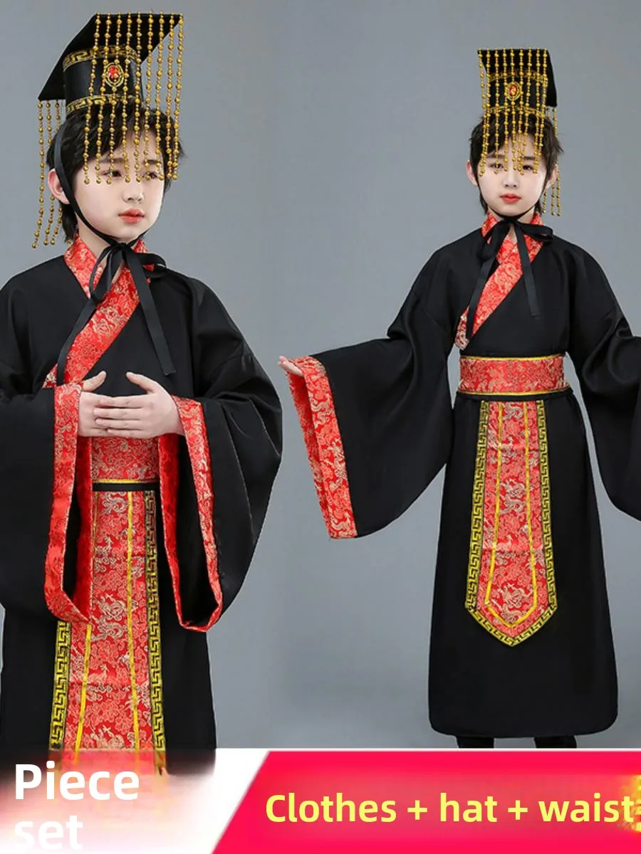 

Традиционный костюм императора династии Хань для сценических выступлений, одежда императоров династий Цинь и Хуан, костюм императора династии Тан, женская этническая мода