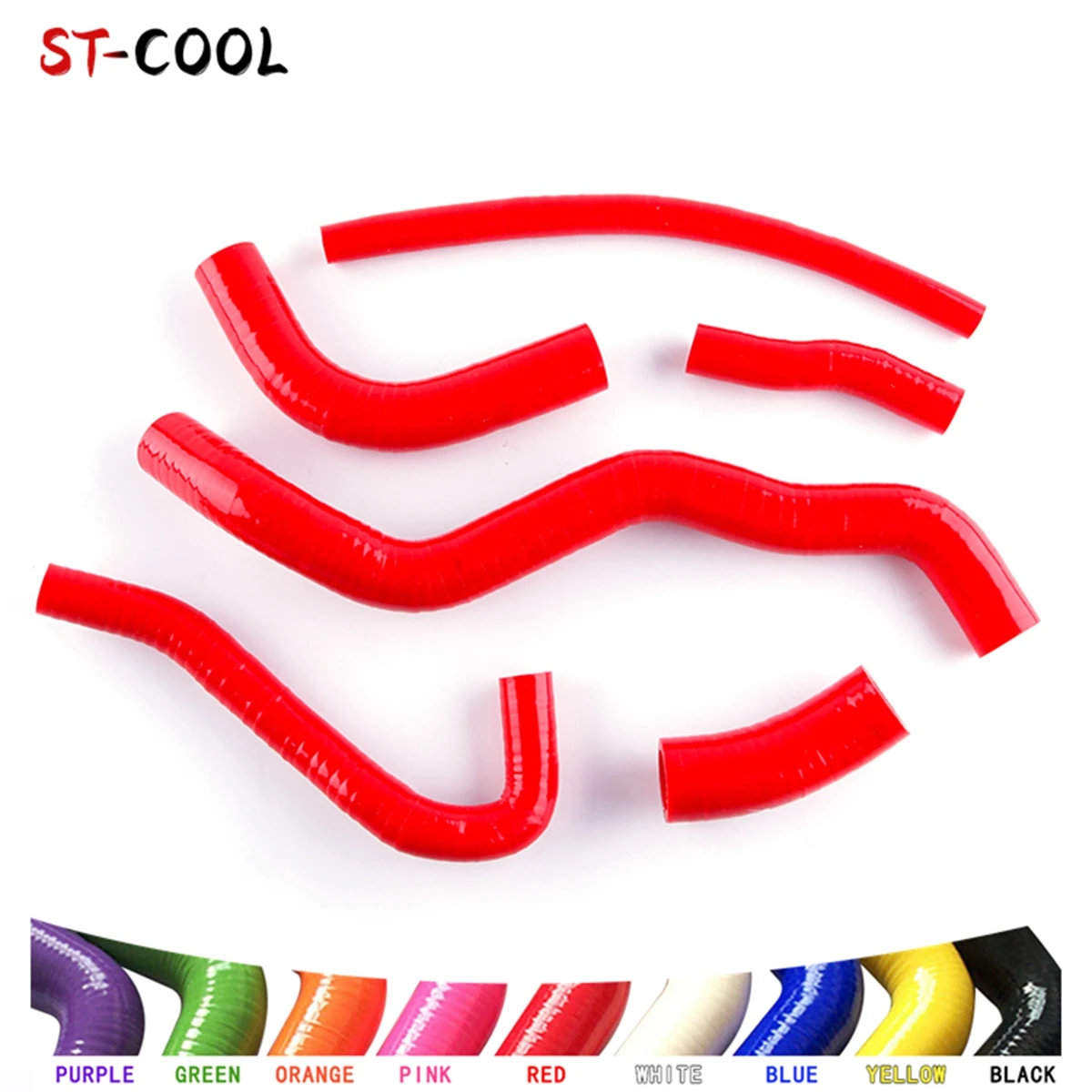 FOR 2002-2012 SUZUKI DRZ400SM DRZ 400 SM Radiator Hoses 2003 2004 2005 2006 2007 2008 2009 Silicone Tubes Kit 6Pcs 11 Colors