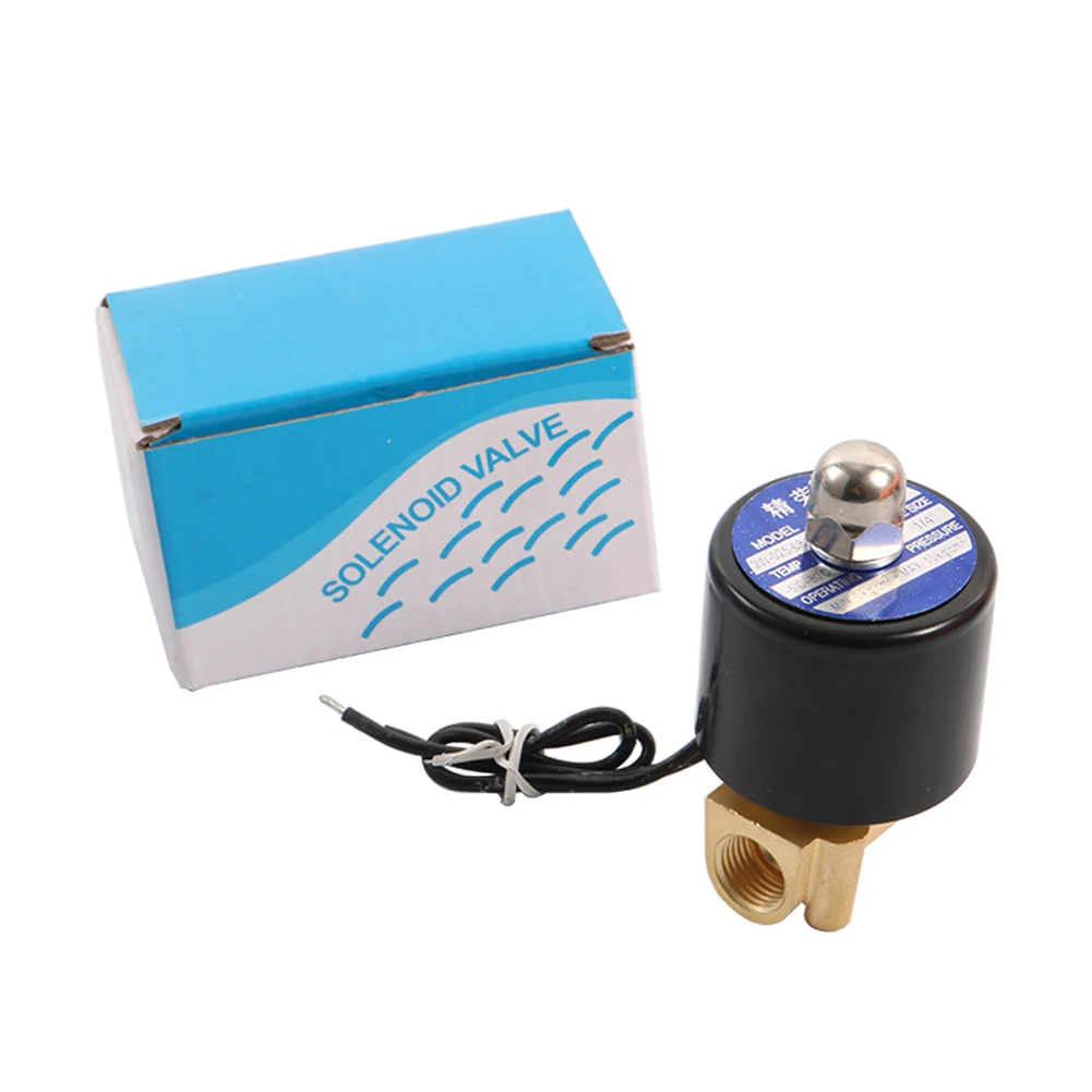 Normally Closed Brass Electric Solenoid Valve 3/8