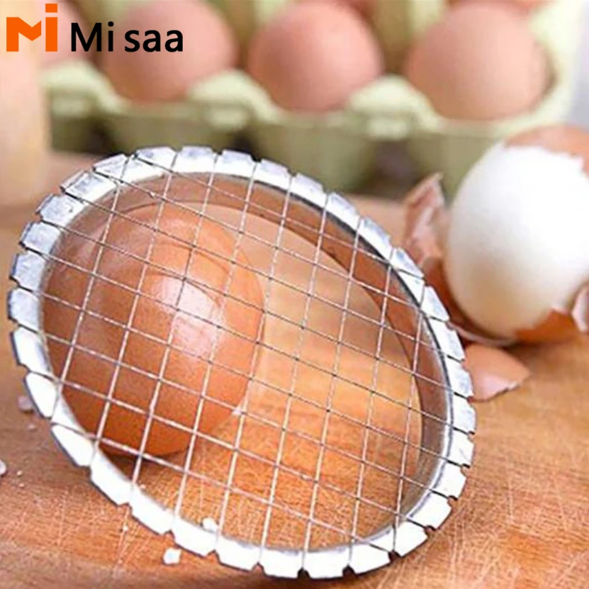 Stainless Steel Egg Slicer Cutter Cut Egg Device Grid For Vegetables Salads Potato Mushroom Tool Chopper For Kitchen Accessories