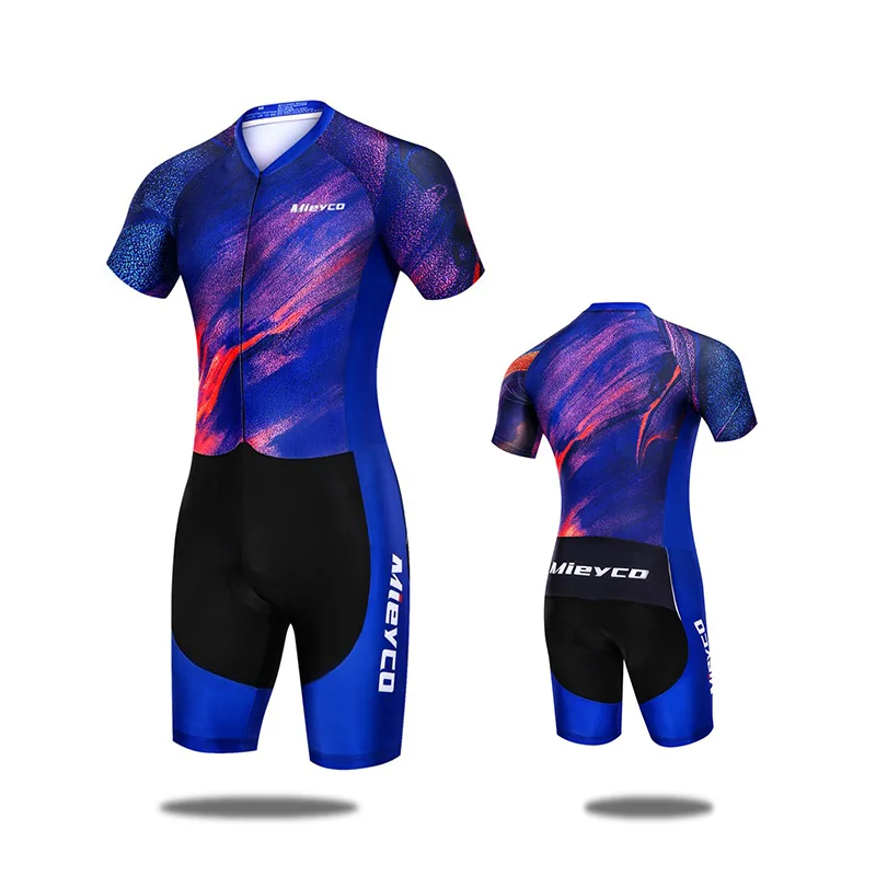 Mieyco Herren-Triathlon-Skinsuit, schnelltrocknender Einteiler, Tri-Anzug für Radfahren, Laufen, Schwimmen, Rennen, Team-Bike-Sportbekleidung – Detail 15
