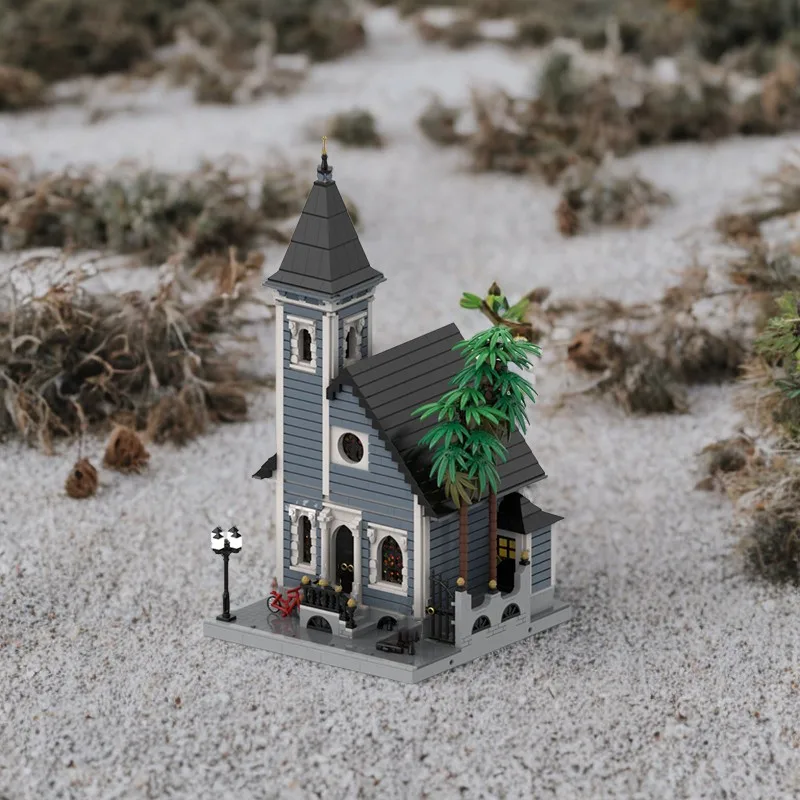 

3586PCS MOC Educational New Orleans Church Modular Buildings Blocks Toy Gift for Kids Creativity Development