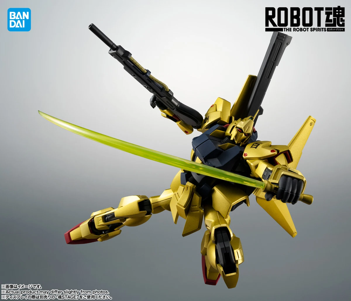 متوفر في المخزون بدلة بانداي المتنقلة Zeta Gundam ROBOT SPIRITS ver. أ.ن.م.إي. الجانب MS MSN-00100 إصدار هياكوشيكي. أ.ن.م.إي. لعبة الشكل
