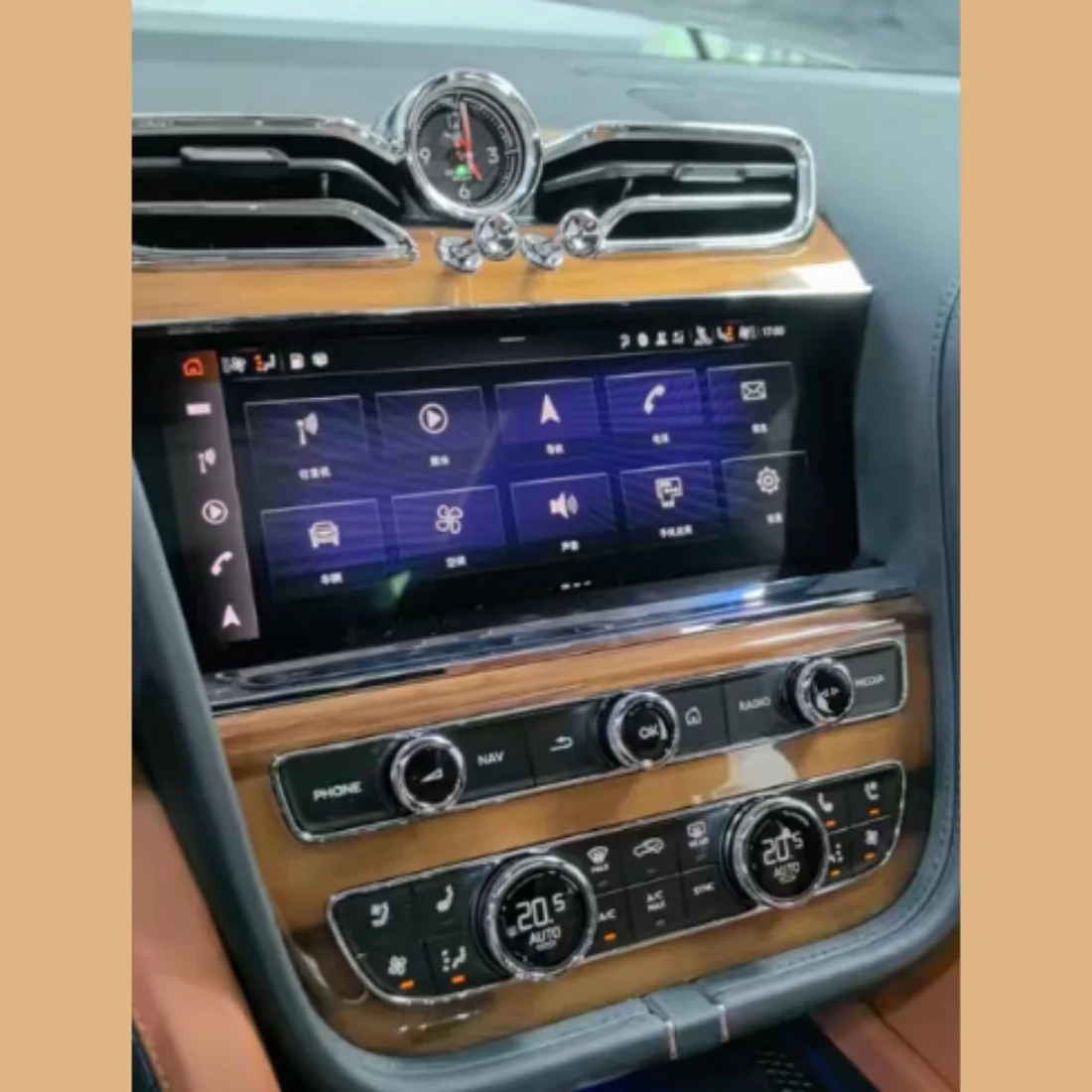 For Bentley Flying Spur/Bentley Continental /Bentley Bentayga 2005-2019 Android Car Radio Qualcomm Carplay GPS Multimedia Player