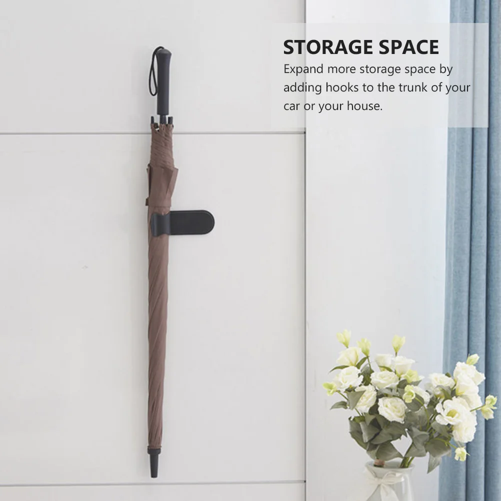 

3Pcs Car Umbrella Fixed Hook Fastener Adhesive Clip Organizer Holder for Car Trunk Storage and Umbrella Hanging