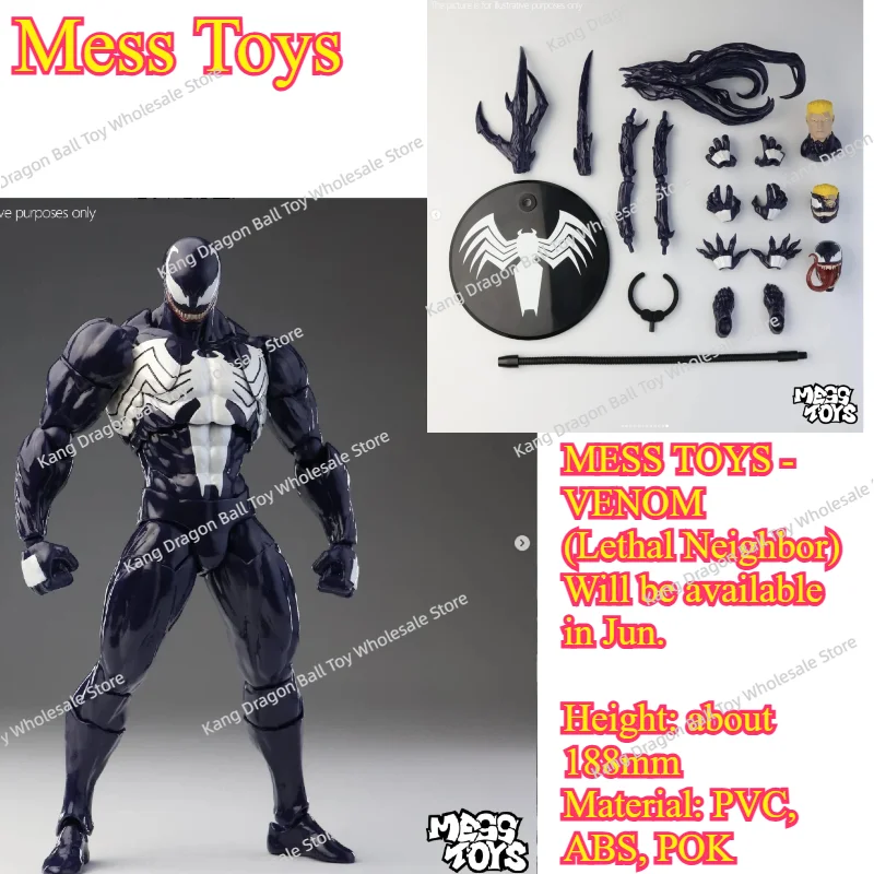 

New product order MESS TOYS-VENOM is expected to ship in the second quarter of 2026 1/12 Action figure model toy collection gift