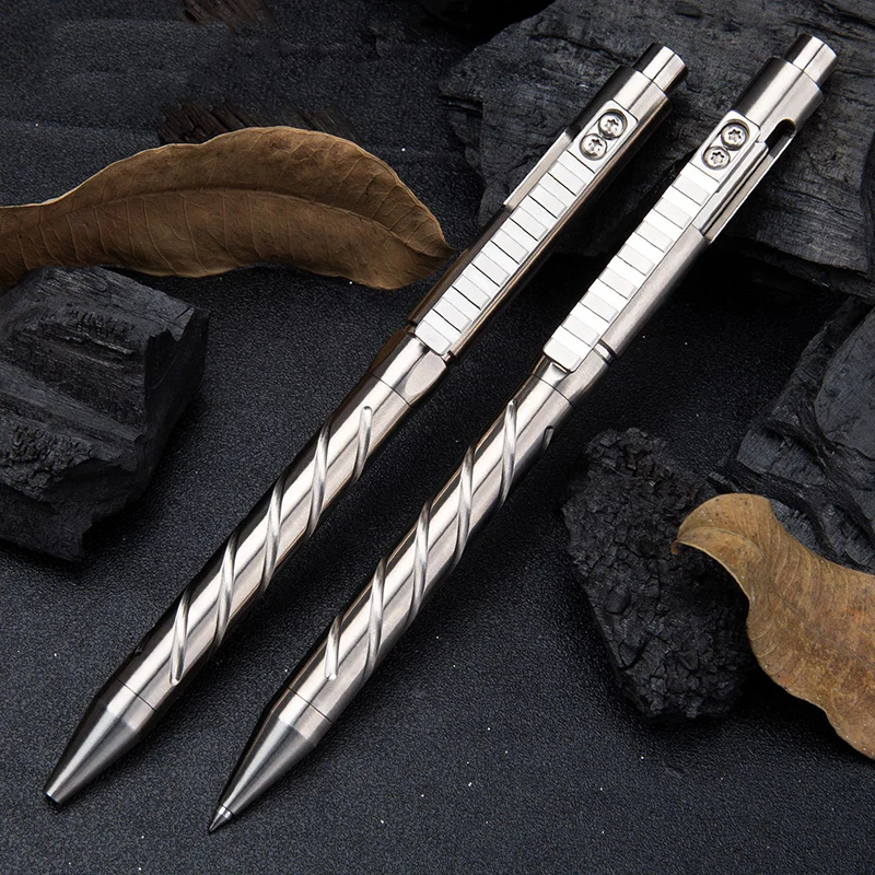 

Titanium Alloy Tactical Pen Business Signature Pen Neutral Pen Writing Press Pen Tool G2 Refill