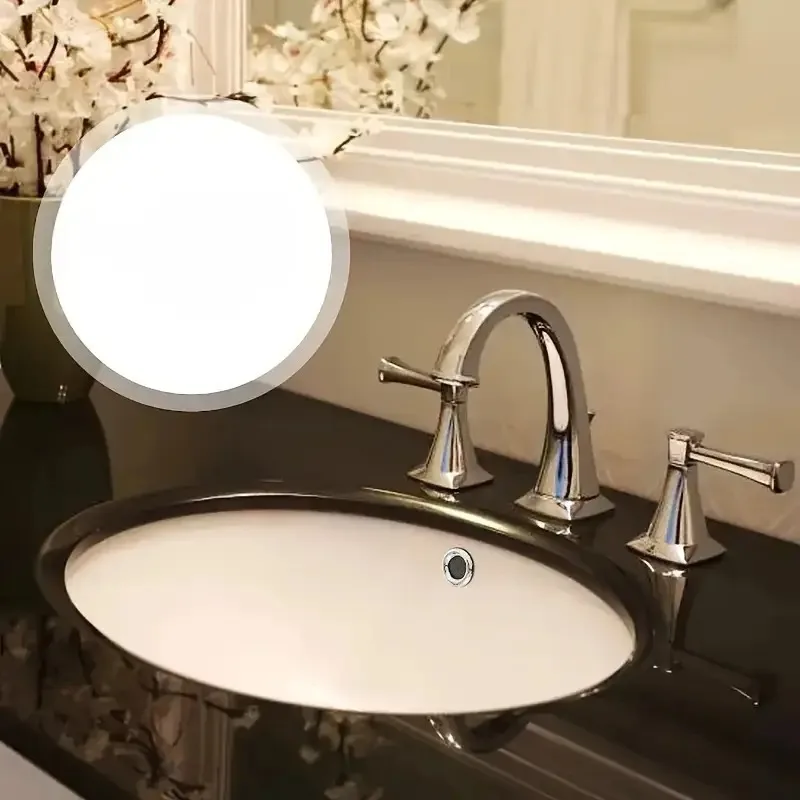 3 pieces washbasin overflow cap, easy to install bathroom and kitchen sink overflow plug, kitchen sink accessories