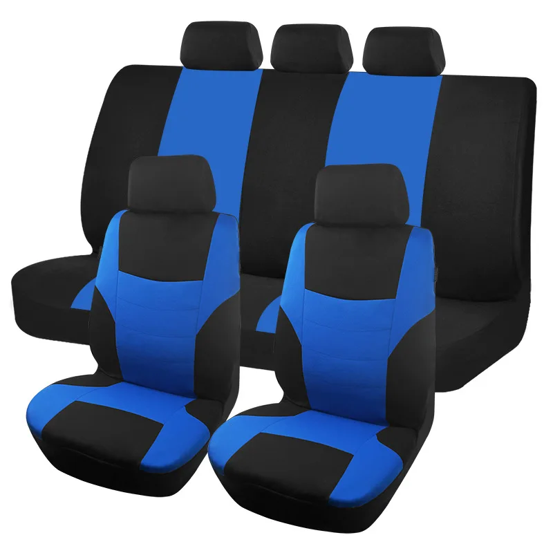 

Universal 9PCS Car Seat Covers Set All Season Fit Most Cars SUV Truck Van Protector