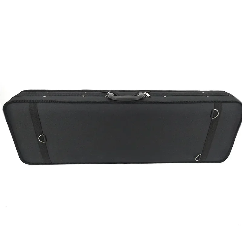Premium Oxford cloth violin, black beige foam, square case, square case with moisture meter