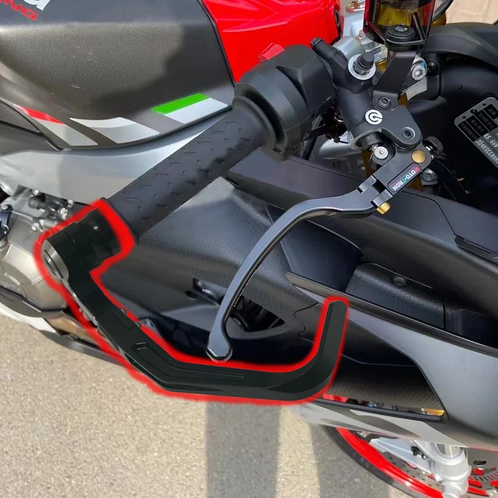 Per Aprilia RS V4 Tuono V4 2009-2022 la nuova maniglia del freno del motociclo protegge la protezione della mano del freno della frizione cncaccessori protettivi