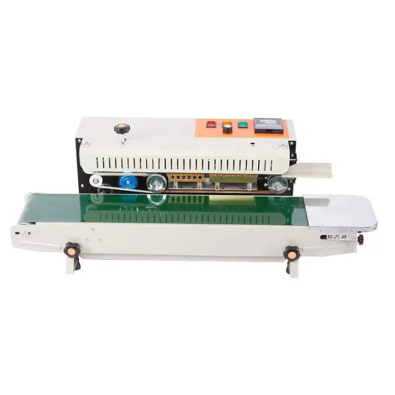900 film aluminum foil bag continuous sealing machine desktop food plastic bag tea automatic commercial moon cake