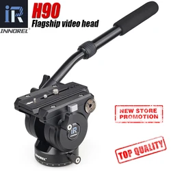 INNOREL Flagship H90 Durable Digital Camera Monopod Tripod Heads CNC Technology Load Hydraulic Damping 15KG for Video
