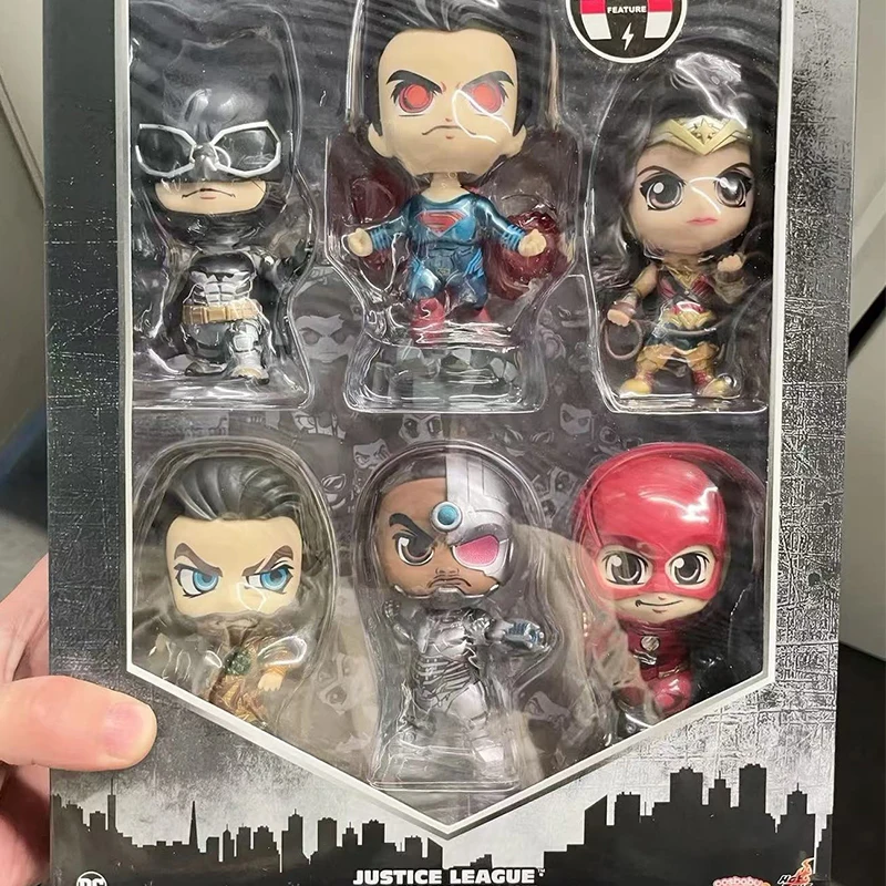 

Набор из 6 фигурок Лиги Справедливости DC: Флэш, Бэтмен, Чудо-женщина. Коллекционные игрушки, украшения, подарок на день рождения для мальчиков.