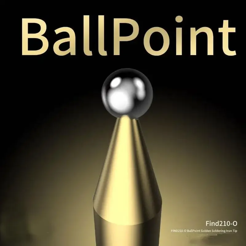 018 020 002 مجموعة لحام 2UUL FIND C210 O BallPoint رئيس مطلية بالذهب سبيكة لحام نصائح للهواتف الإلكترونية بغا طقم تصليح وحدة المعالجة المركزية #3